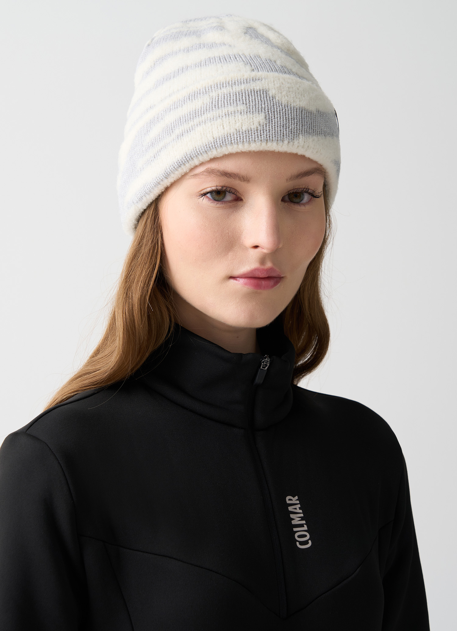 Colmar Ski-fleeceshirt Mit Stretch Und Reißverschlusskragen