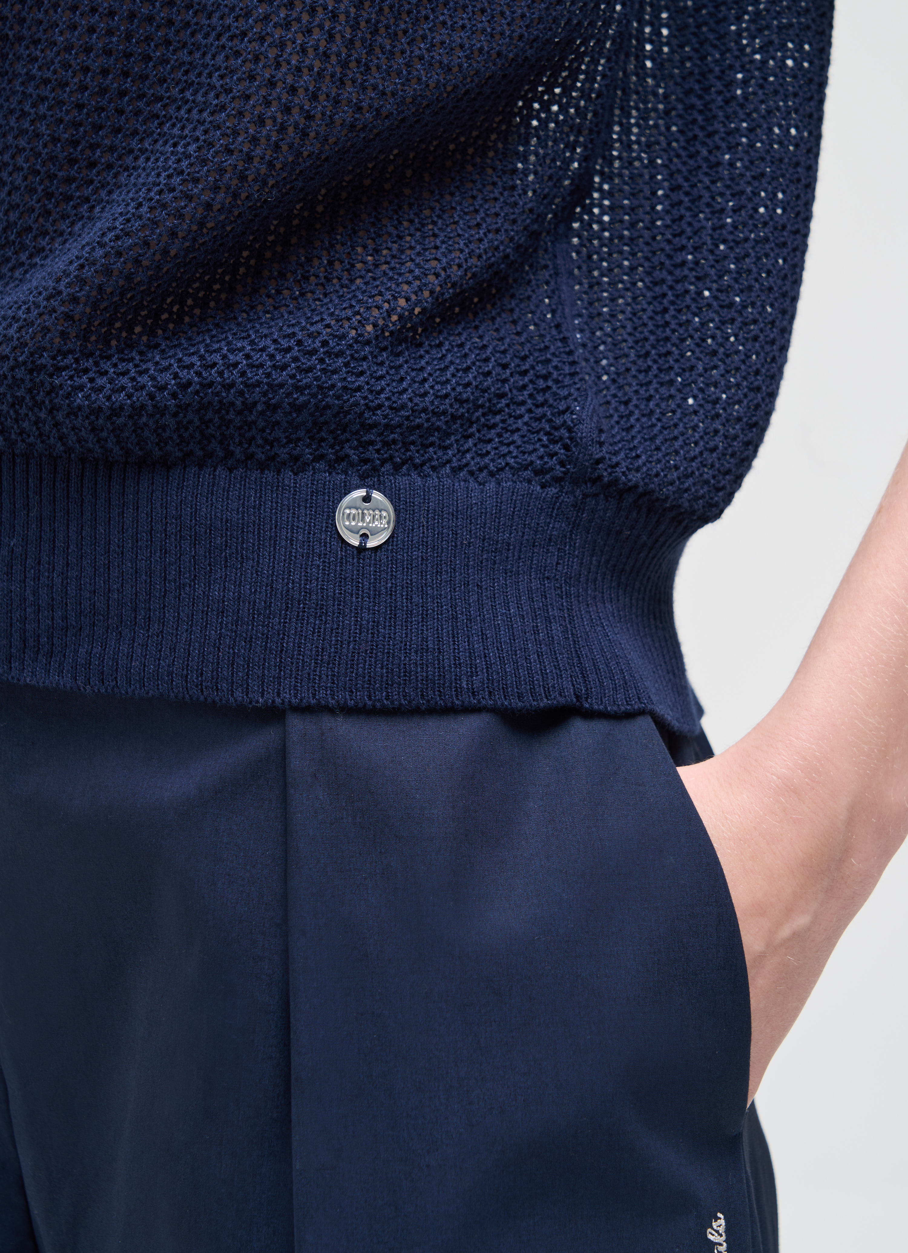 Colmar Ärmelloses Netzpolo