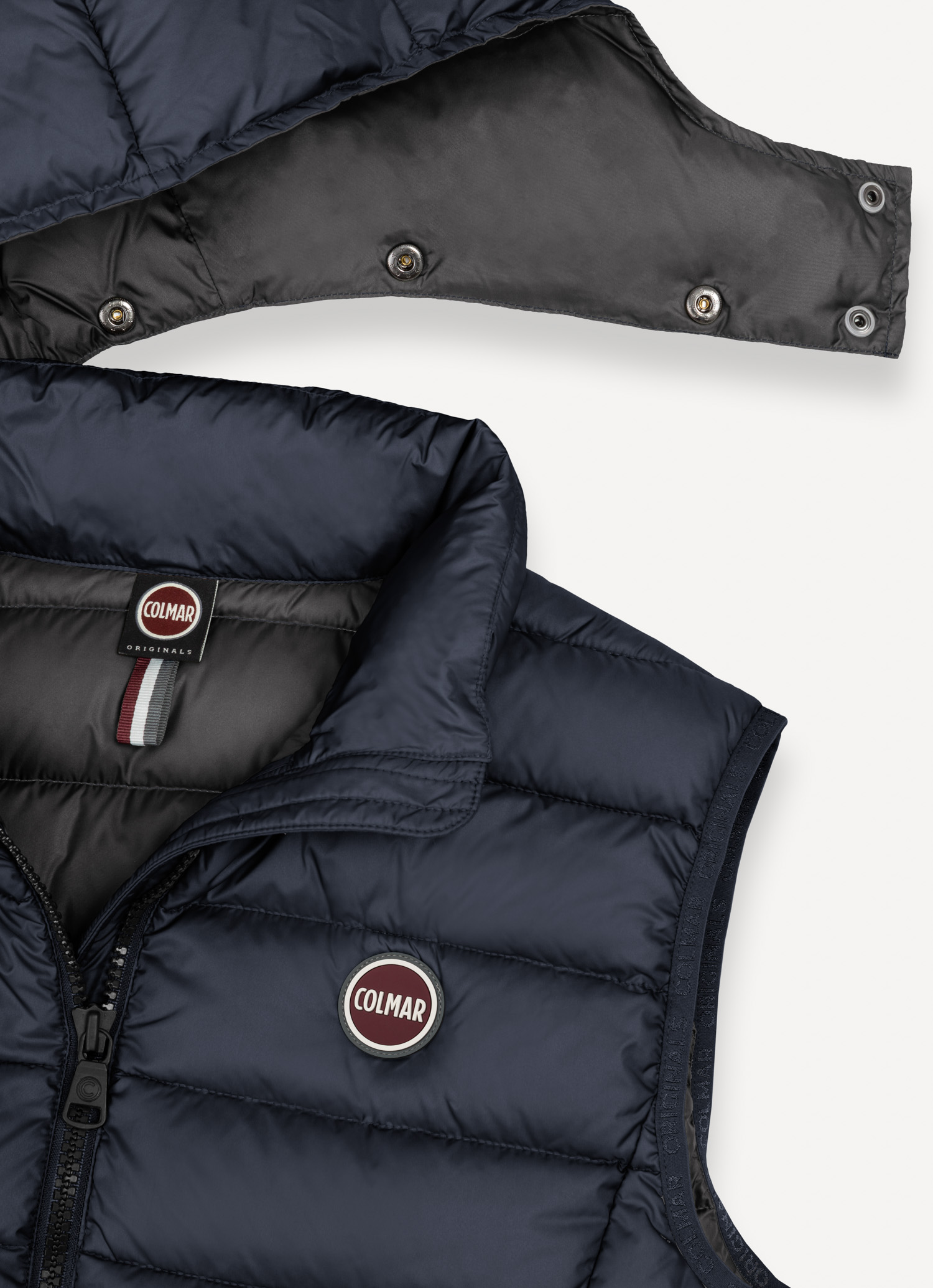 ジャケット・アウター fur docking hooded down vest 8034118177240---12399WYIN2468-