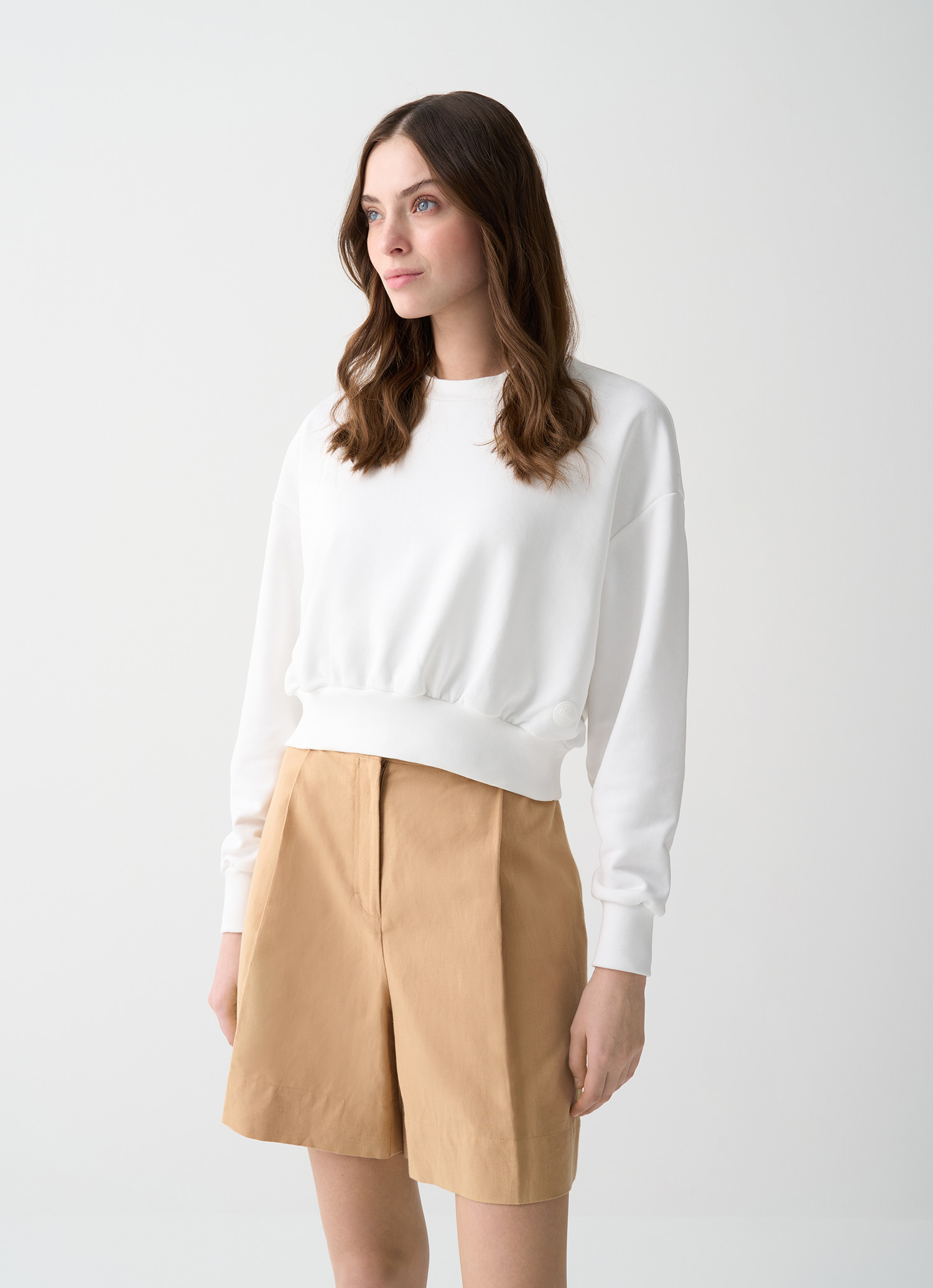 Colmar Relaxed-fit-sweatshirt In Cropped-länge