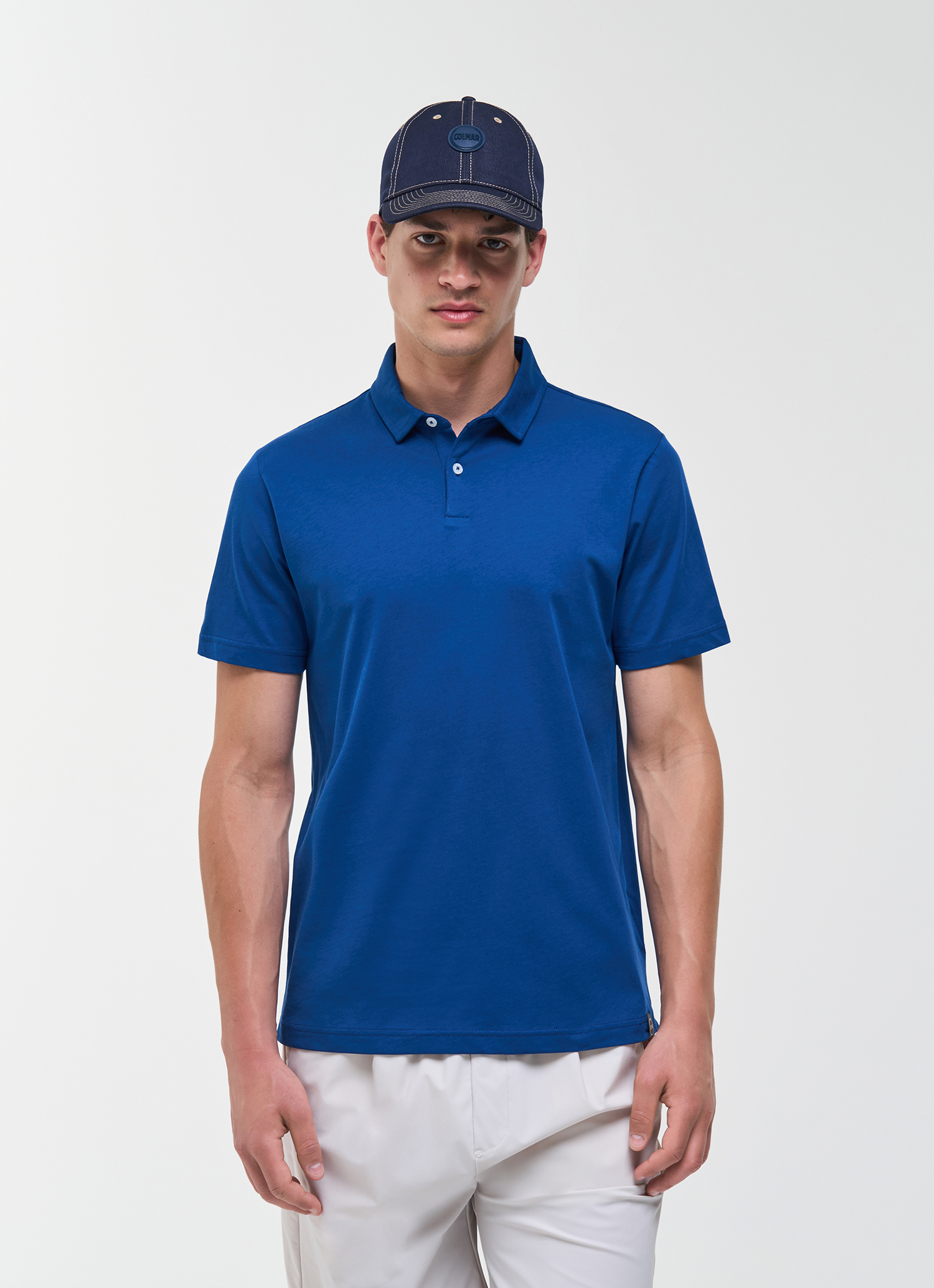 Colmar Supima® Baumwoll-poloshirt Mit Seitenschlitzen