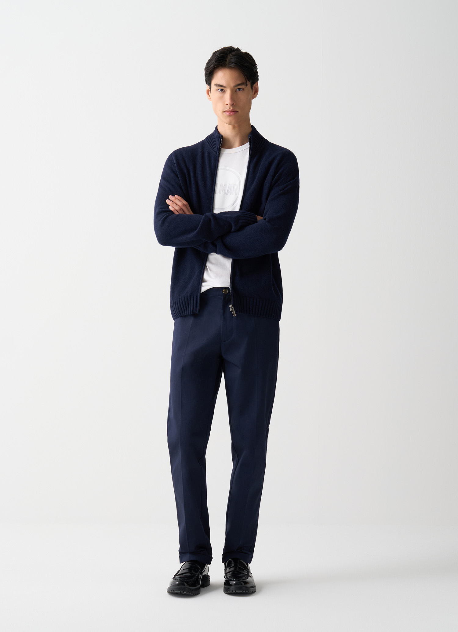 Colmar Pullover Mit Durchgehendem Reißverschluss