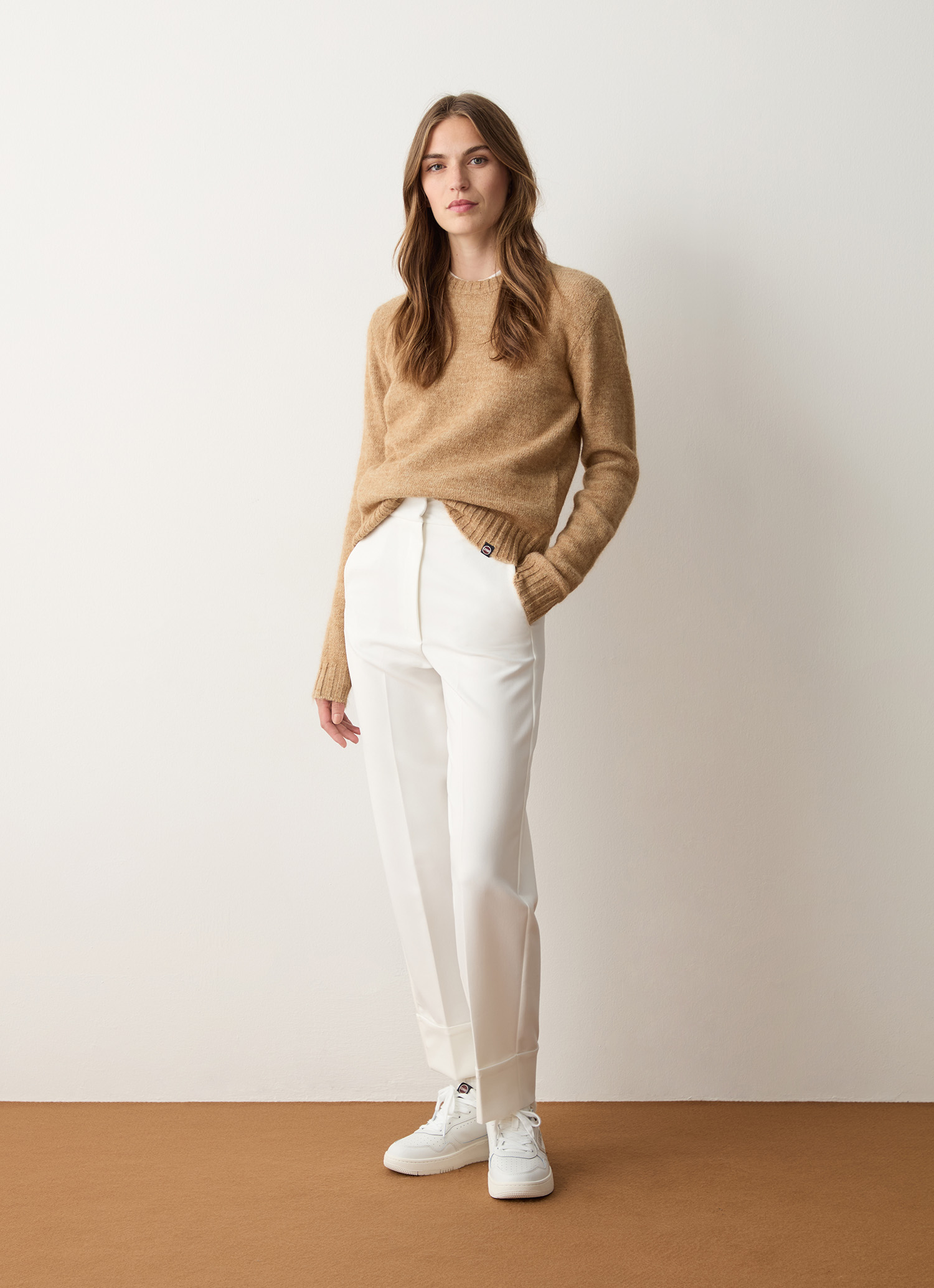 Colmar Pullover Mit Rundhalsausschnitt Aus Mohairmischgewebe