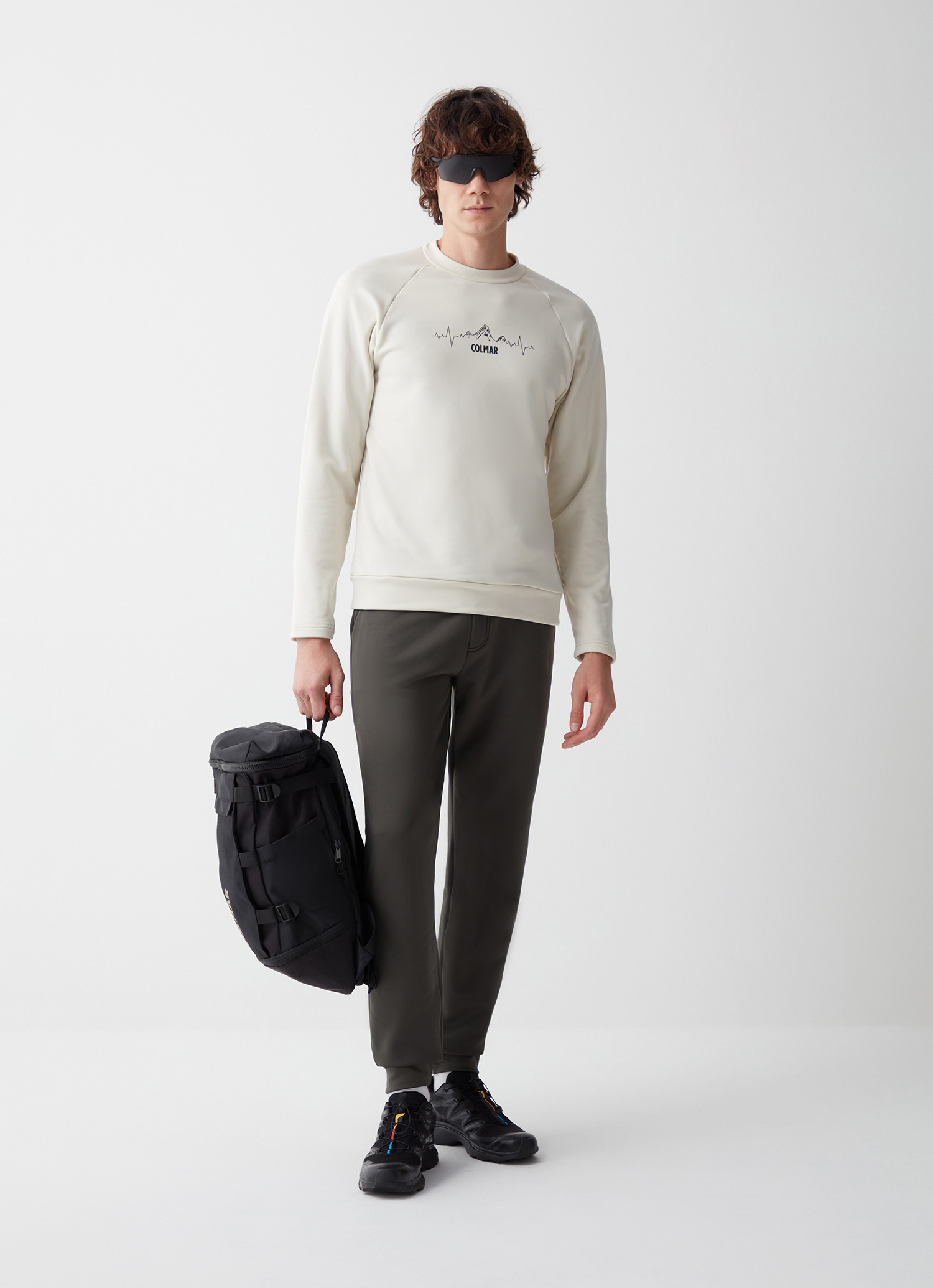 Colmar Ski-rundhalsshirt Aus Stretch-fleece Mit Print