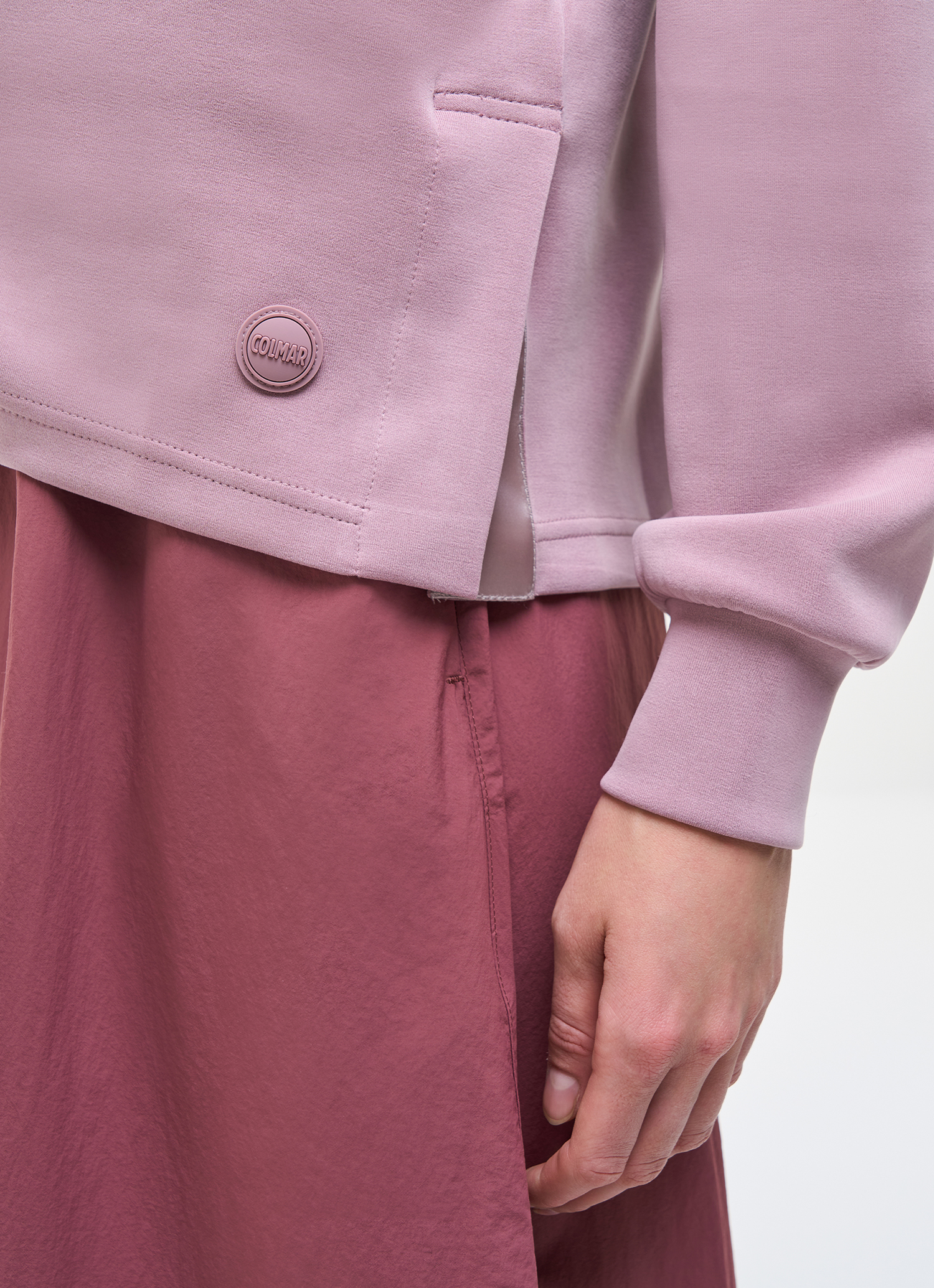 Colmar Sweatshirt Mit Seitlichen Schlitzen