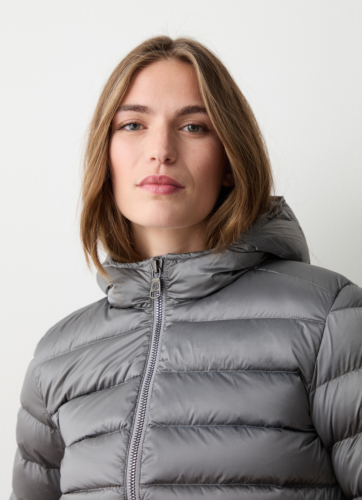 [男女兼用] NERDY◆W's Detachable Sleeve Down Jacket◆ダウン ノルディ NERDY DETACHABLE SLEEVE GLOSSY DOWN JACKET