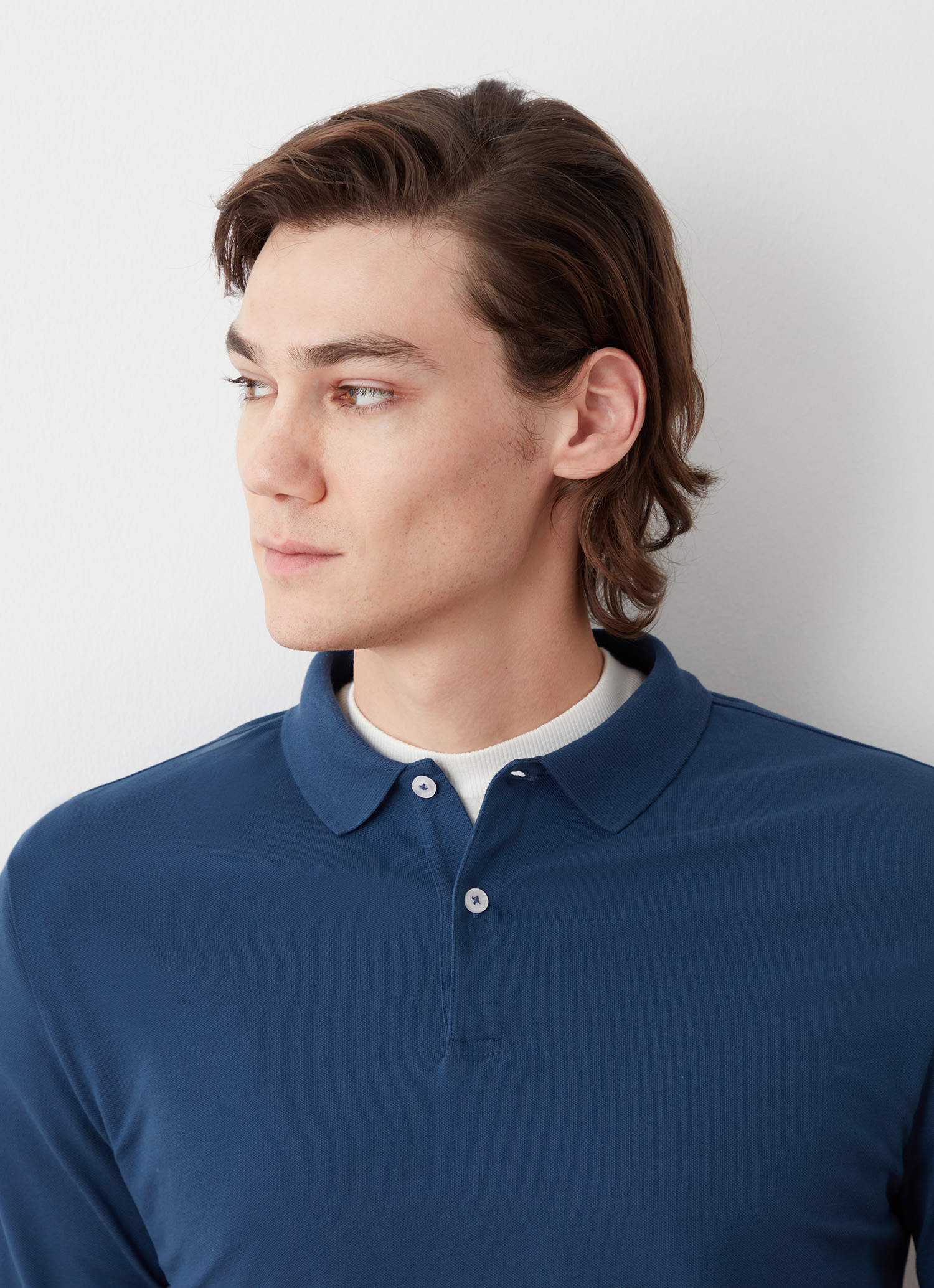 Colmar Langarm-poloshirt Aus Stretch-pikee