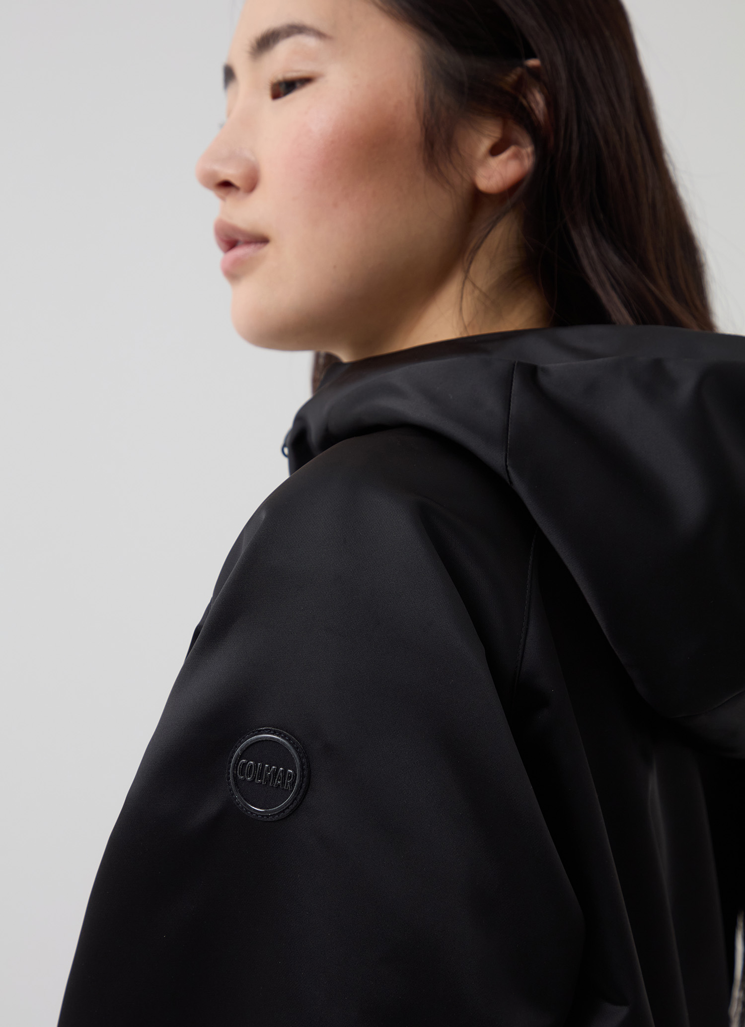 Colmar Lange Jacke Aus Satin