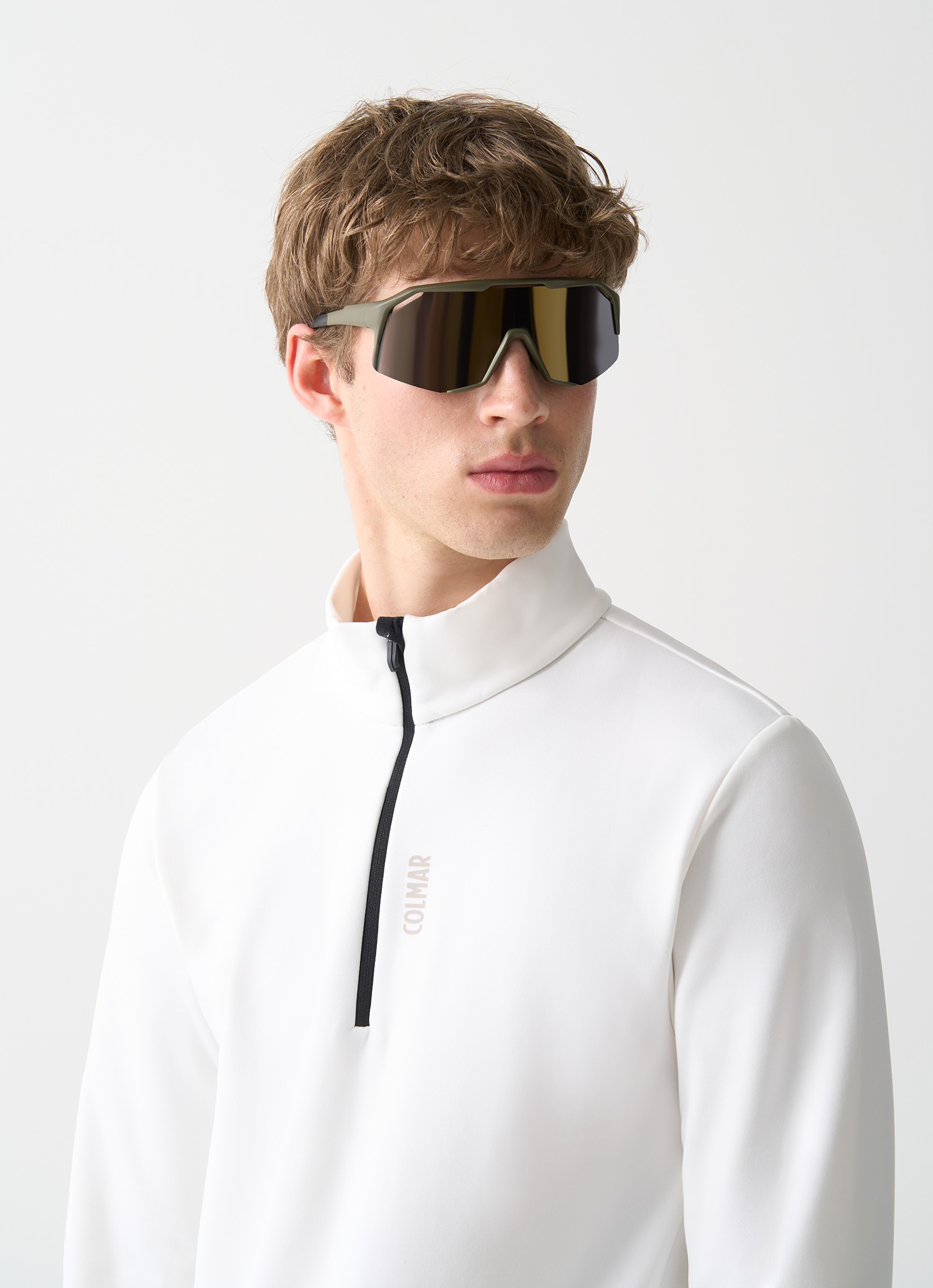 Colmar Ski-fleeceshirt Mit Stretch Und Reißverschlusskragen