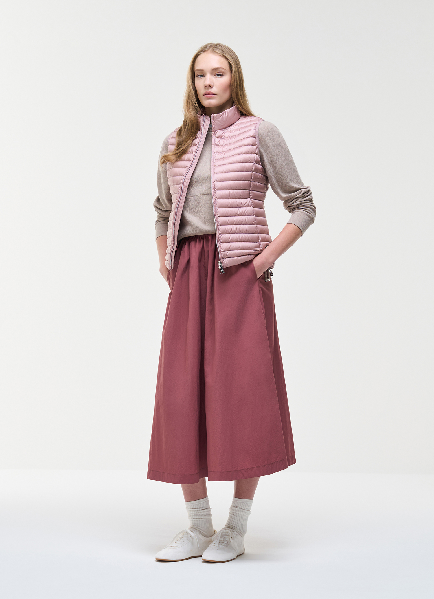 Colmar Donna Rosa Gilet In Piuma Leggera, Colore: Paris, Taglia: 48