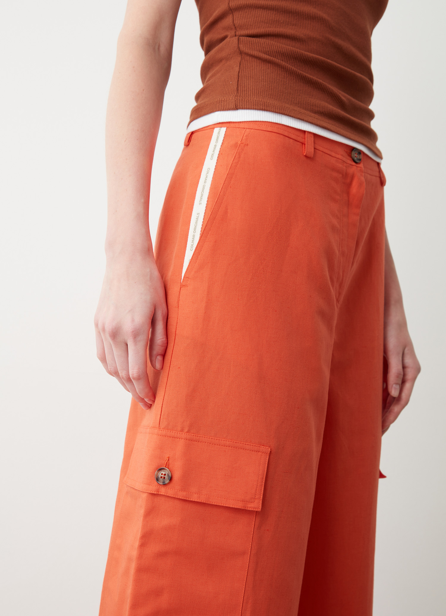 Colmar Cargohose Aus Leinen