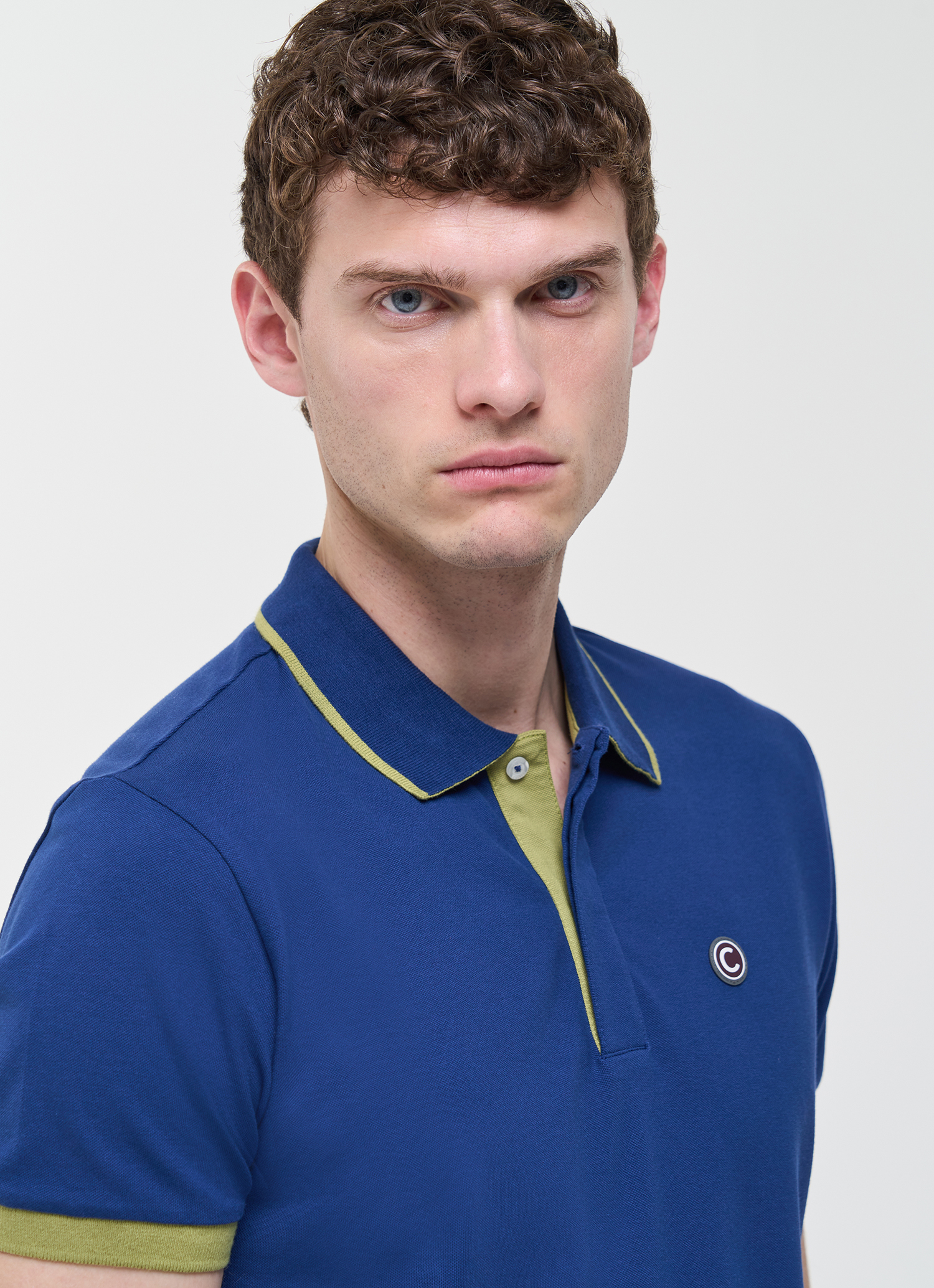 Colmar Stretch-poloshirt Mit Farblich Abgesetzten Details