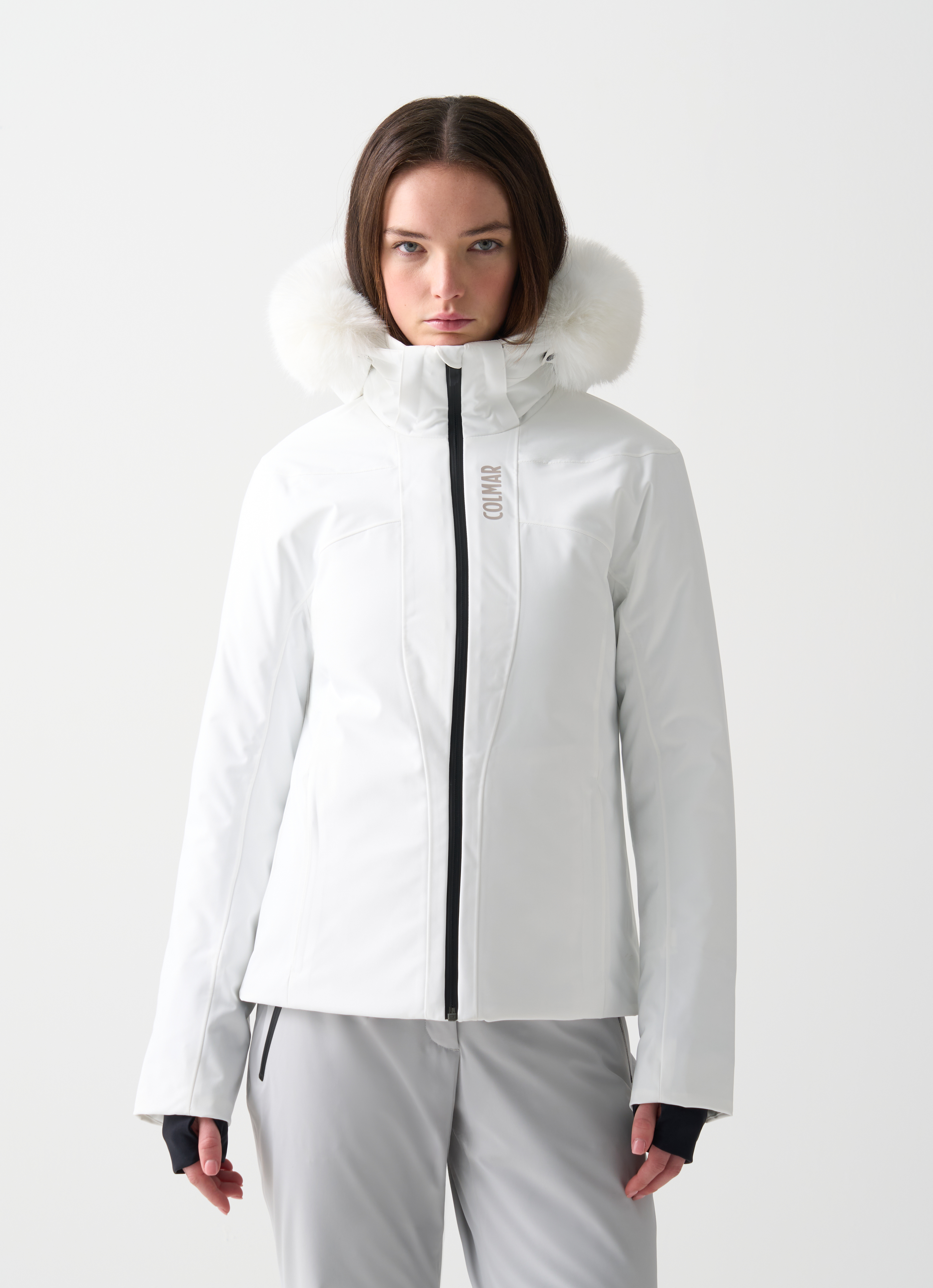 Colmar Skijacke Yin & Yang Mit Kunstpelzbesatz