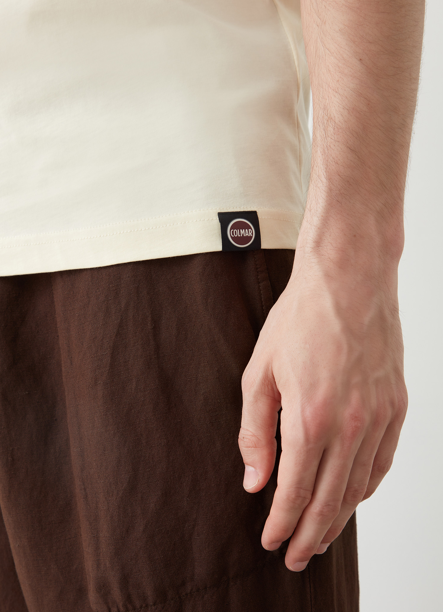 Colmar Eng Geschnittenes T-shirt Aus 100 % Supima®-baumwolle