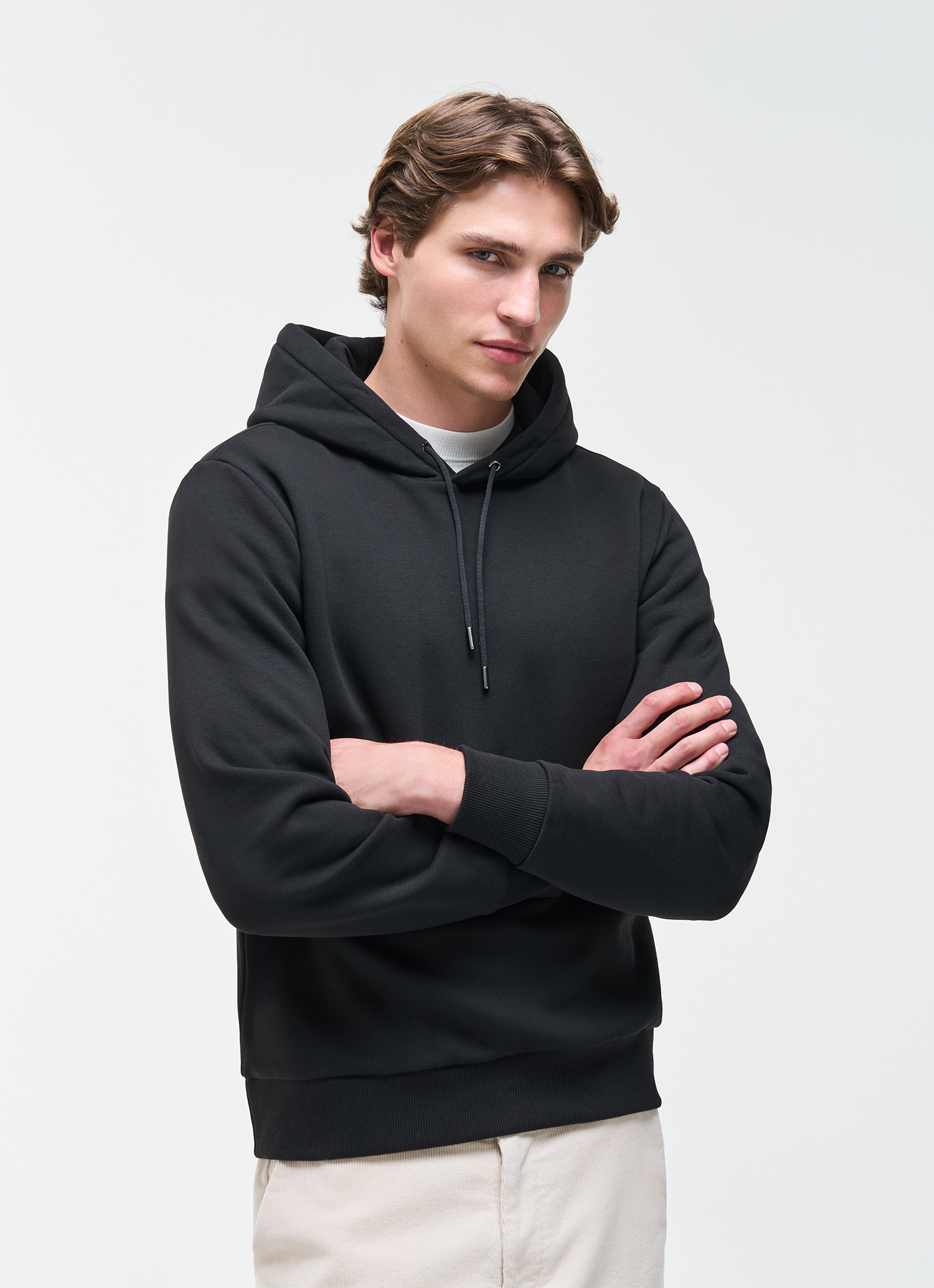 Colmar Uomo Nero Felpa Con Cappuccio In Cotone, Colore: Taglia: Xl