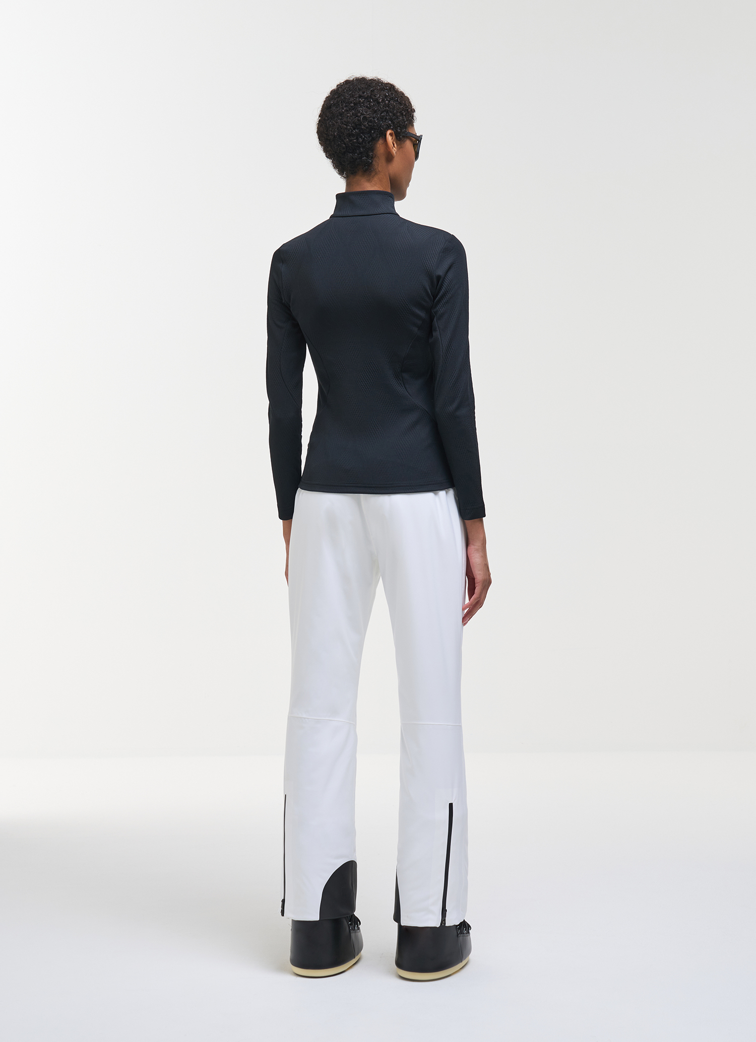 Colmar Ski-fleeceshirt Mit Jacquardmuster Und Reißverschlusskragen