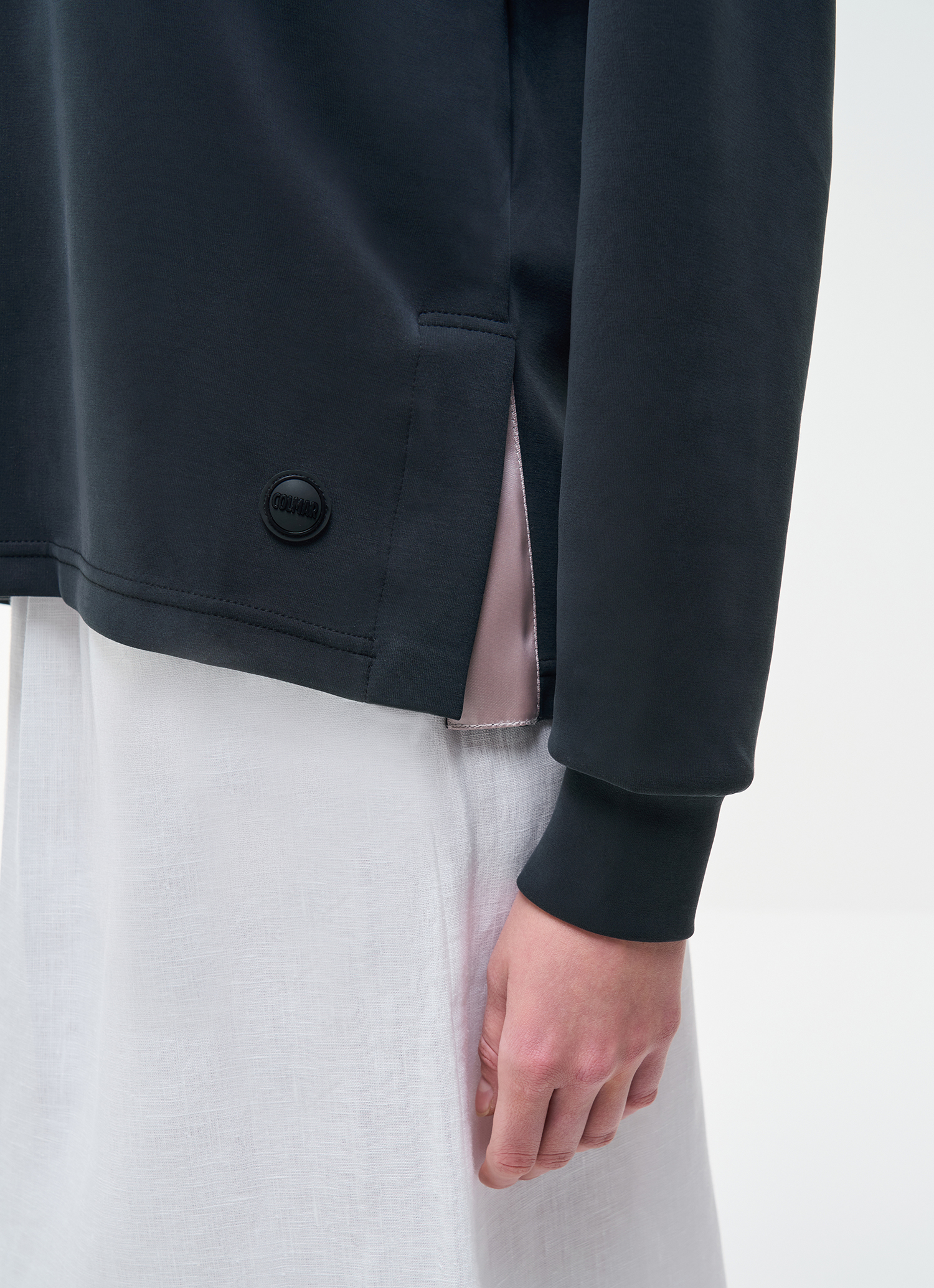 Colmar Sweatshirt Mit Seitlichen Schlitzen