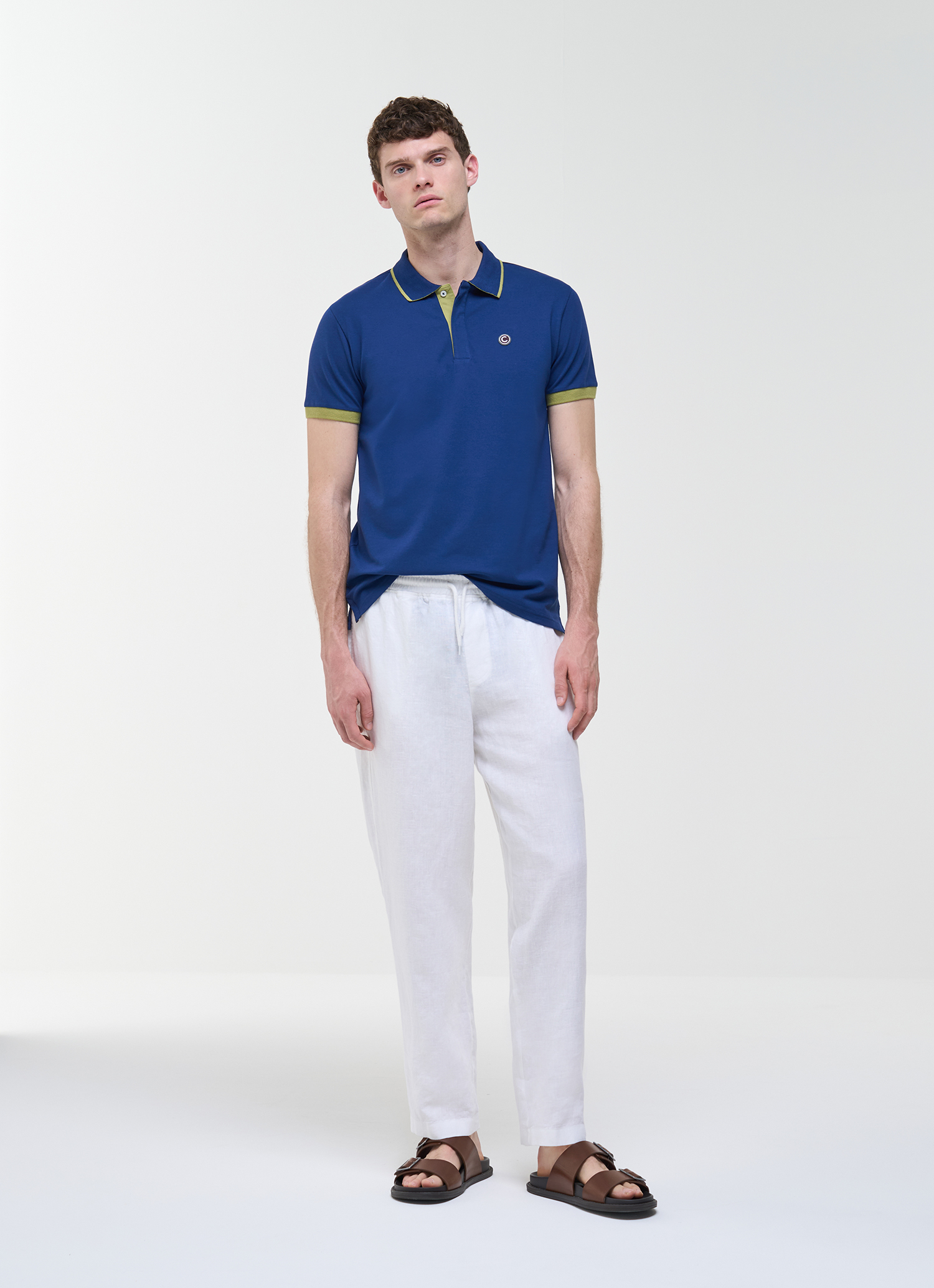 Colmar Stretch-poloshirt Mit Farblich Abgesetzten Details