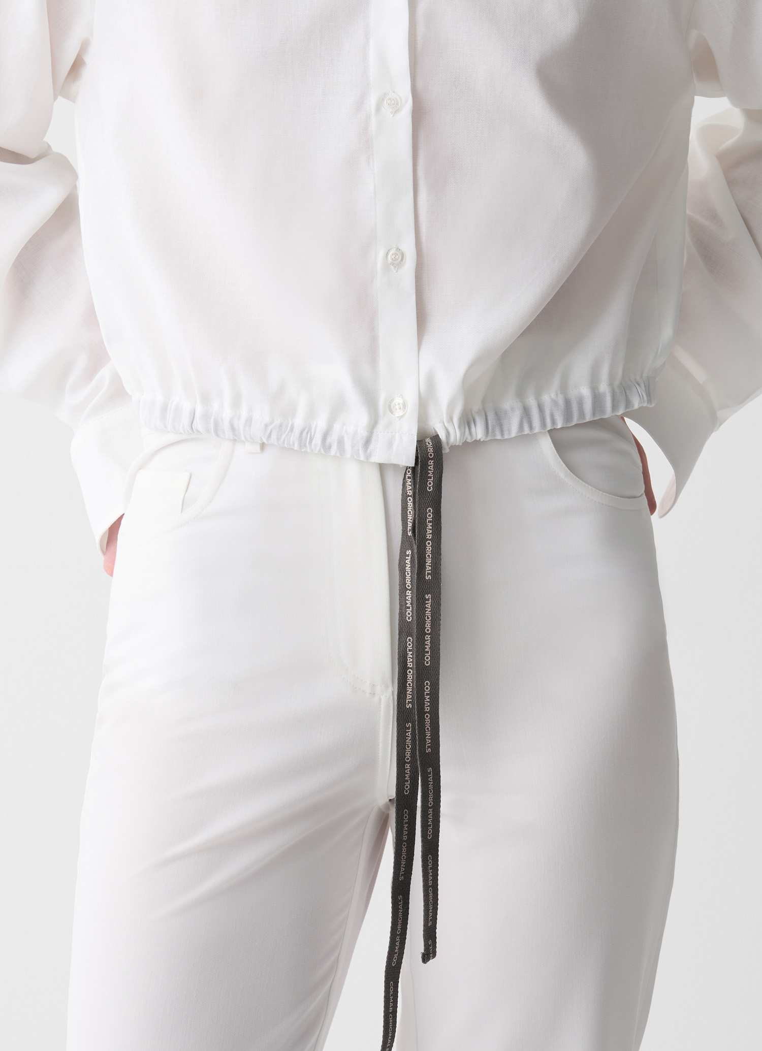 Colmar Cropped-shirt Mit Tunnelzug