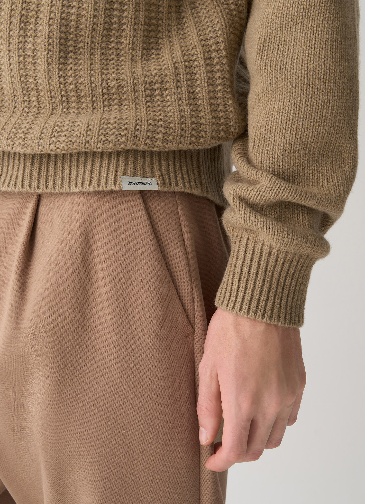 Colmar Gerippter Rollkragenpullover