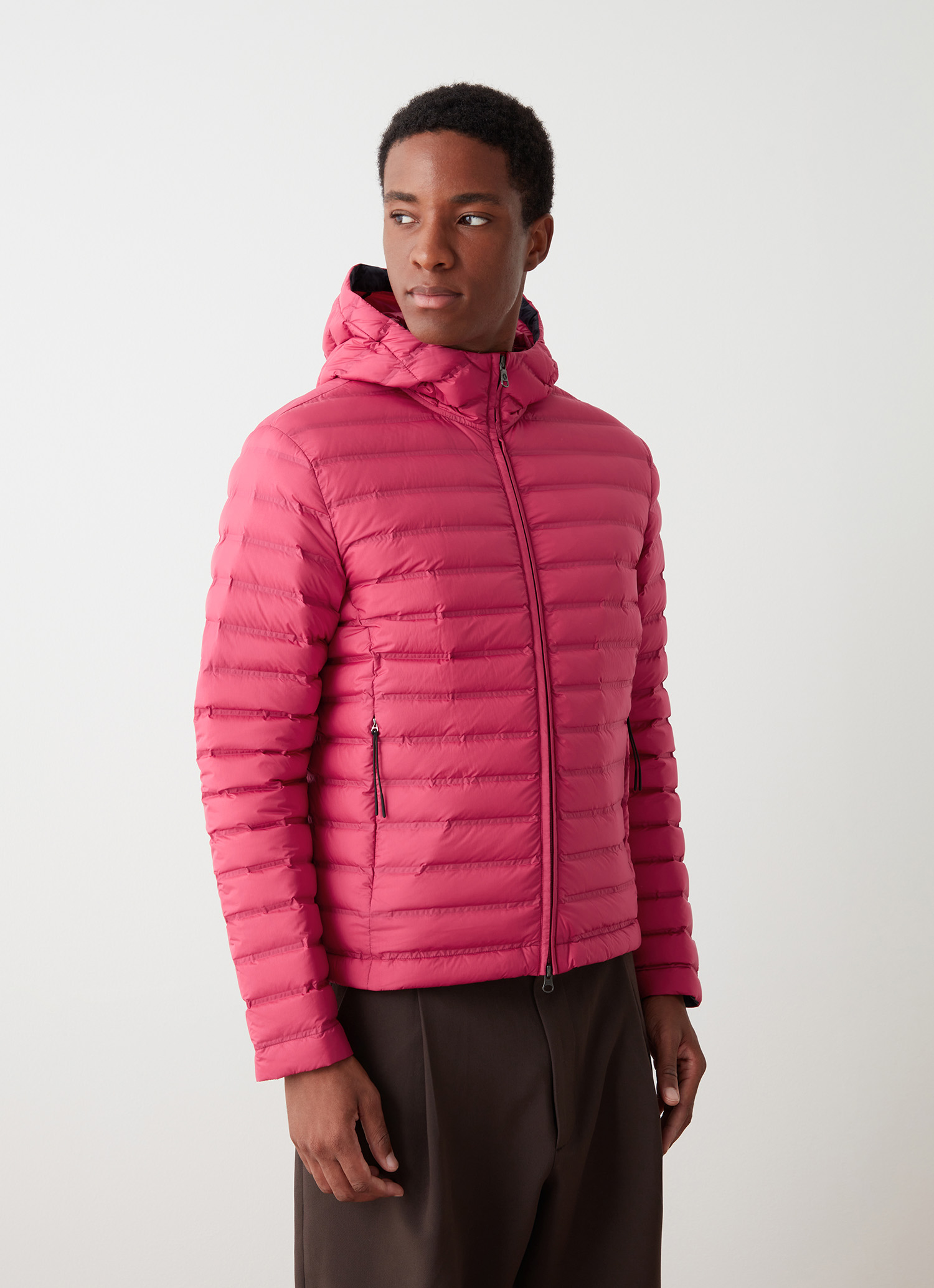 ジャケット・アウター Quilting Sweatshirt Down Jacket Quilting Sweatshirt Down Jacket/Gray｜PERVERZE | パーバーズ