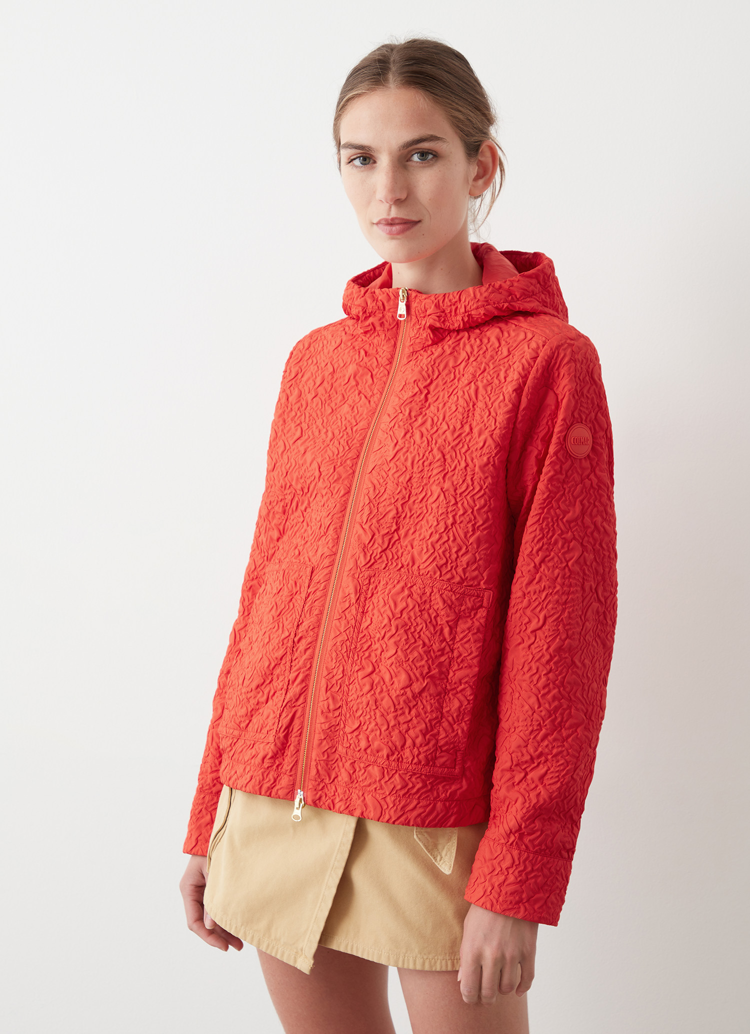 Colmar Geprägte Jacke Mit Kapuze