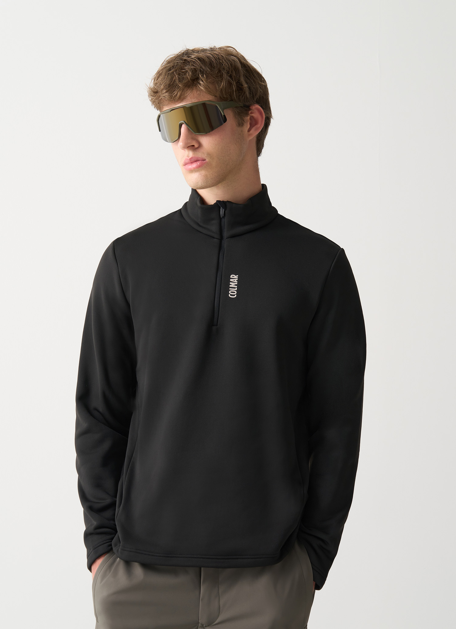 Colmar Ski-fleeceshirt Mit Stretch Und Reißverschlusskragen