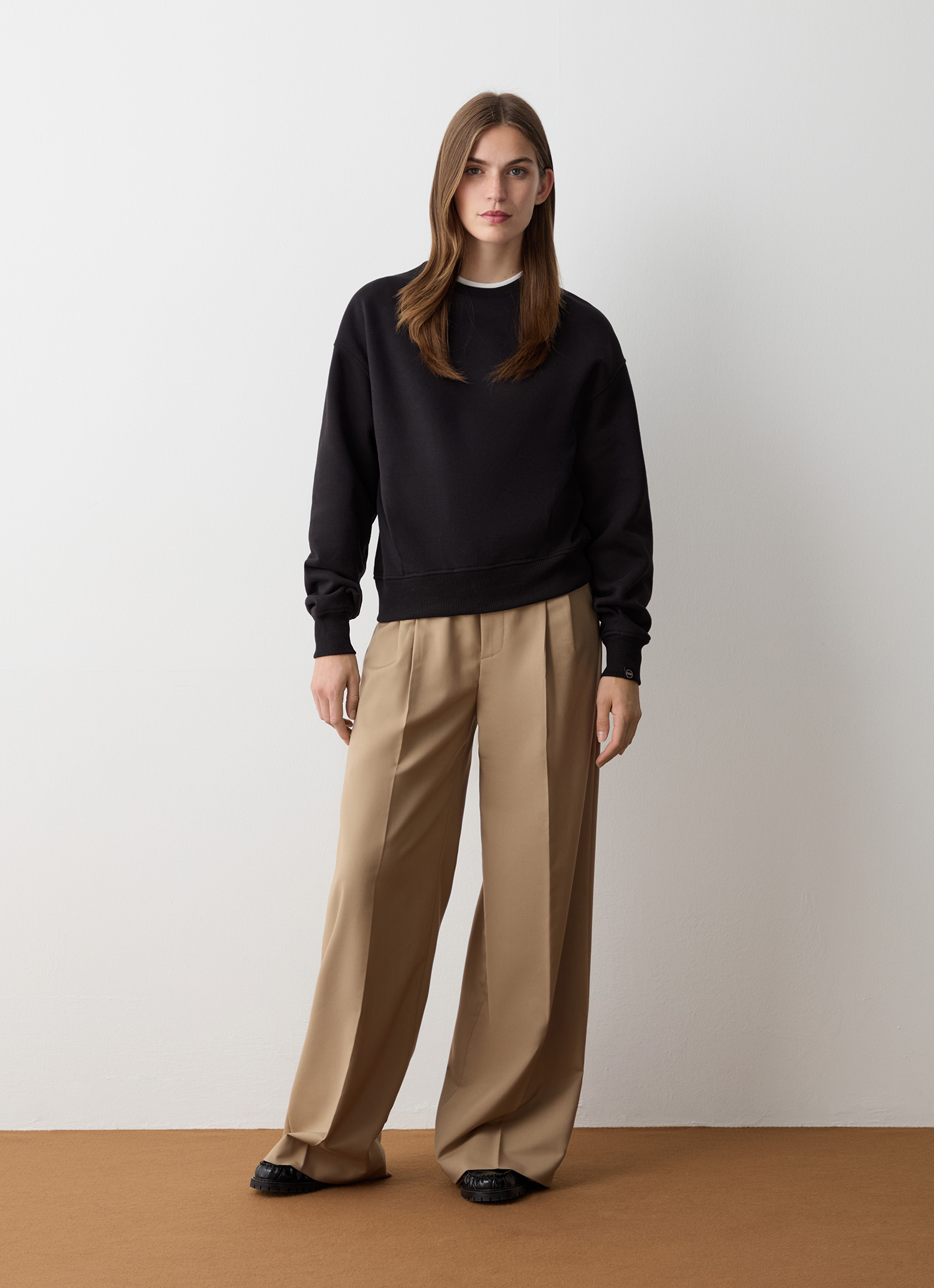 Colmar Rundhals-sweatshirt Mit Abnähern