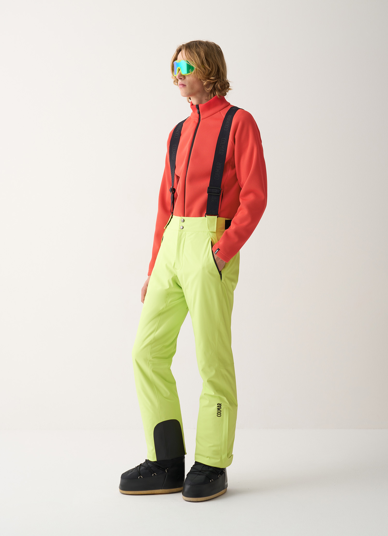 Colmar Wattierte Skihose Mit Trägern Aus 4way-gewebe