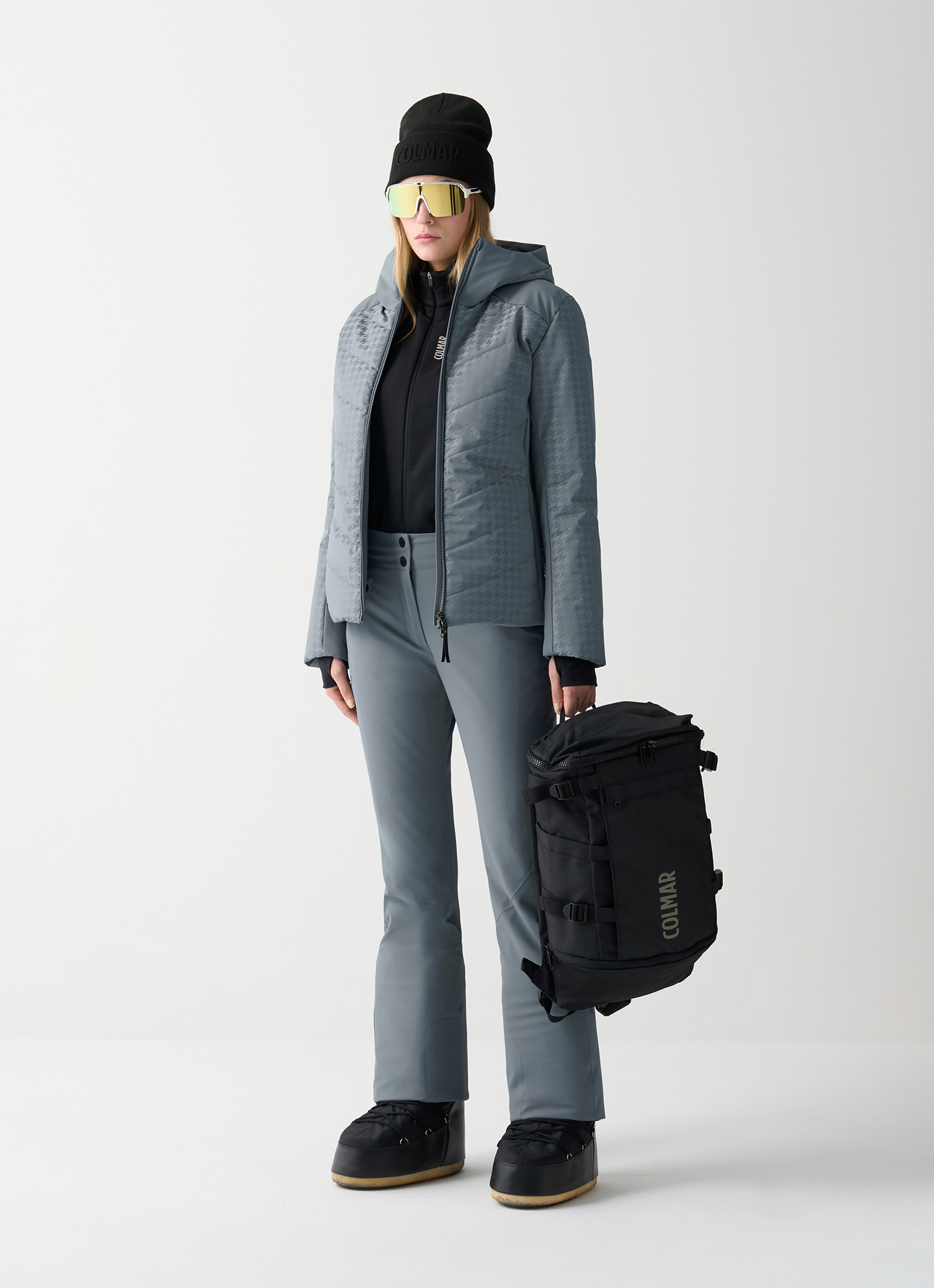 Colmar Skijacke Charming Mit Hahnentrittmuster