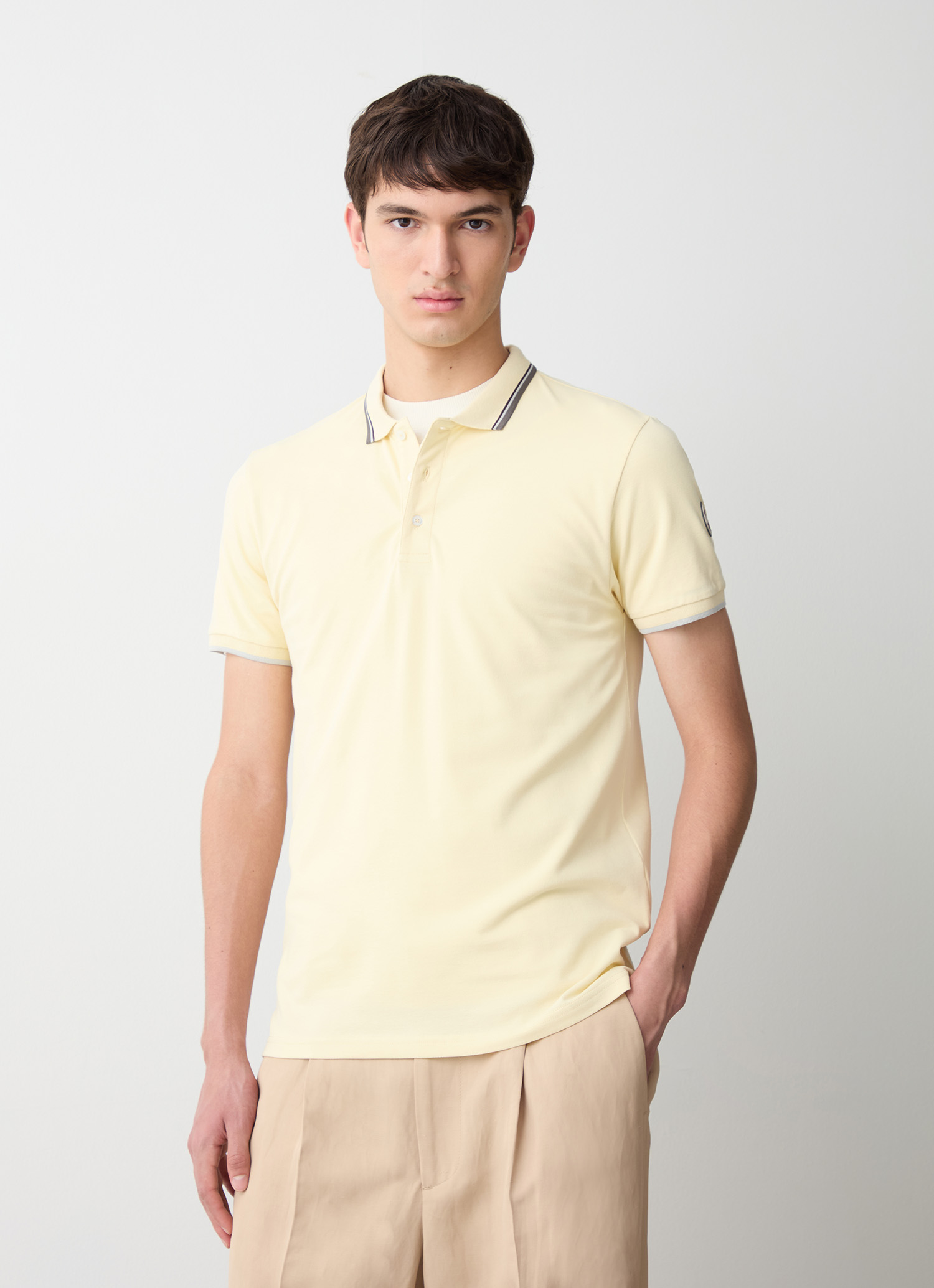 Colmar Poloshirt Aus Piqué Mit Streifen