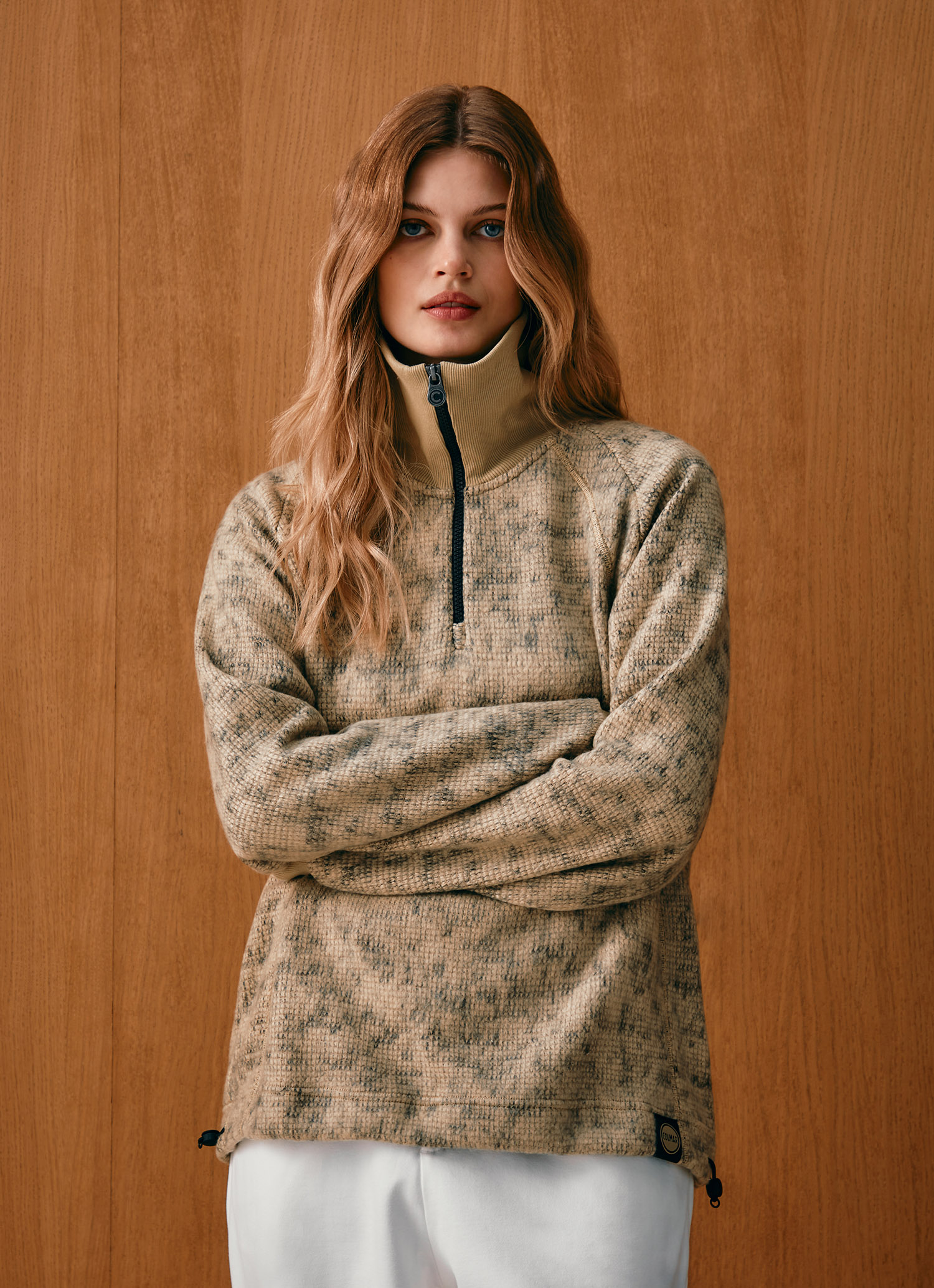 Colmar Sweatshirt Mit Halbem Reißverschluss Aus Jacquard-strickgewebe