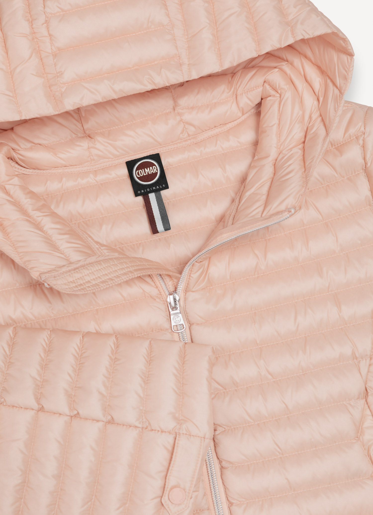 Hooded down cape - PRINCESS PINK | Colmar