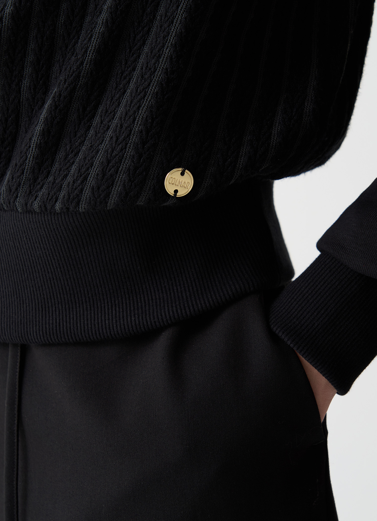 Colmar Sweatshirt Mit Zopfmuster