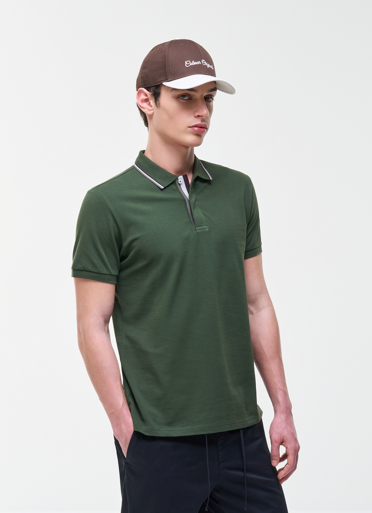 Colmar Poloshirt Aus Dreifarbigem Pikee